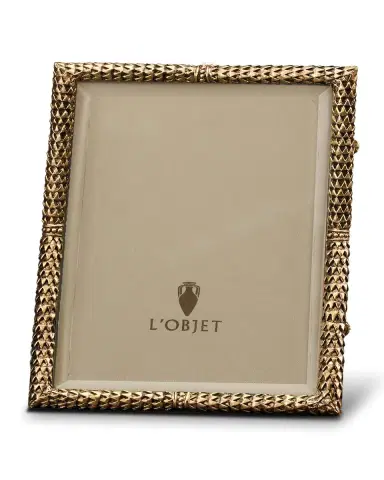 L 'Objet Scales 24k Gold-Plated Picture Frame | Thumbnail 2
