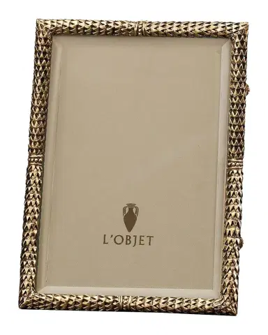 L 'Objet Scales Gold-Plated 8" x 10" Picture Frame | Thumbnail 1