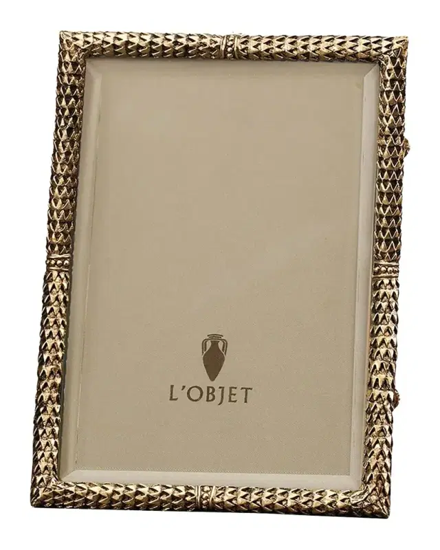 L 'Objet Scales Gold-Plated 8" x 10" Picture Frame