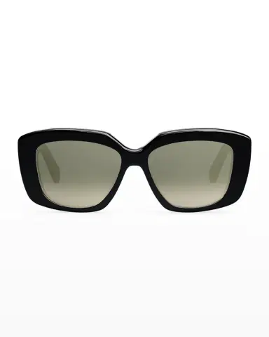CELINE Triomphe Rectangle Acetate Sunglasses | Thumbnail 2 CELINE Triomphe Rectangle Acetate Sunglasses | Thumbnail 2