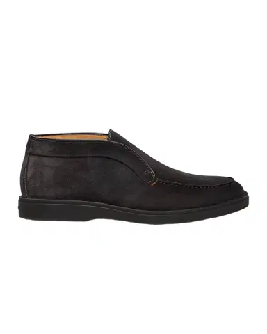 Santoni Men's Detroit Slip-On Suede Chukka Boots | Thumbnail 1