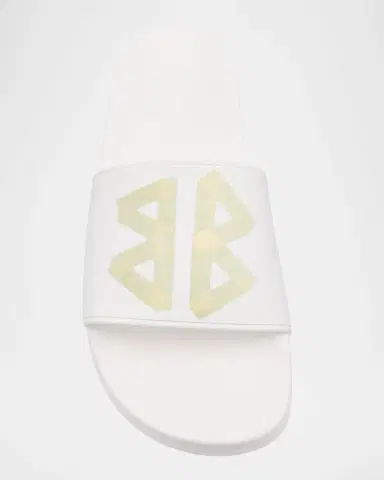 Balenciaga Men's BB Logo Pool Slide Sandals | Thumbnail 5 Balenciaga Men's BB Logo Pool Slide Sandals | Thumbnail 5