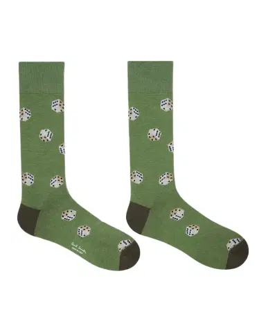 Paul Smith Men's Tumbling Dice Cotton Crew Socks | Thumbnail 1 Paul Smith Men's Tumbling Dice Cotton Crew Socks | Thumbnail 1