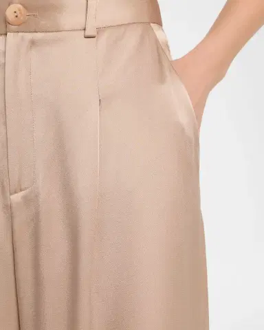 Lapointe Pleated Satin Pants | Thumbnail 5