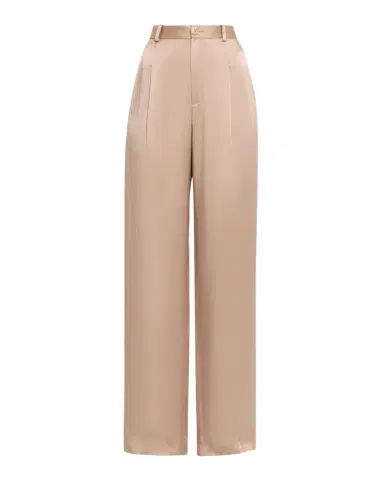 Lapointe Pleated Satin Pants | Thumbnail 1