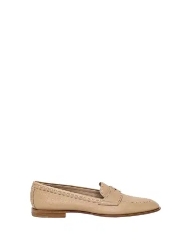 Santoni Marlene Leather Penny Loafers | Thumbnail 1