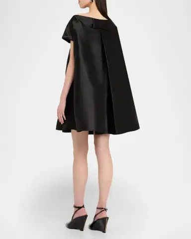 BERNADETTE Will Satin Short-Sleeve Mini Dress | Thumbnail 3 BERNADETTE Will Satin Short-Sleeve Mini Dress | Thumbnail 3