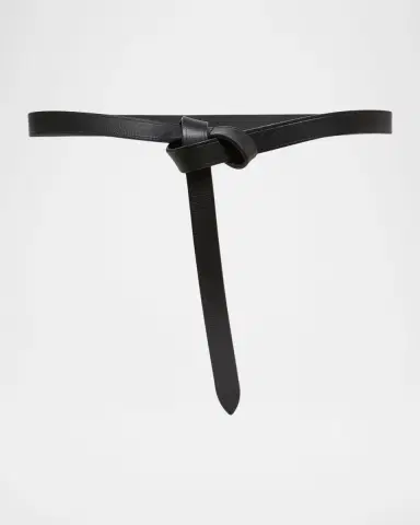 Isabel Marant Kirka Leather Pull-Through Belt | Thumbnail 3