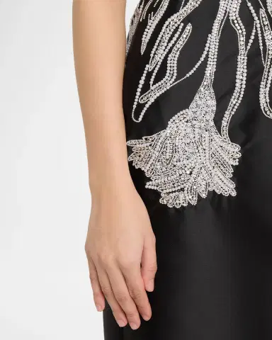 Pamella Roland Embellished Mikado Silk Strapless Gown | Thumbnail 5 Pamella Roland Embellished Mikado Silk Strapless Gown | Thumbnail 5