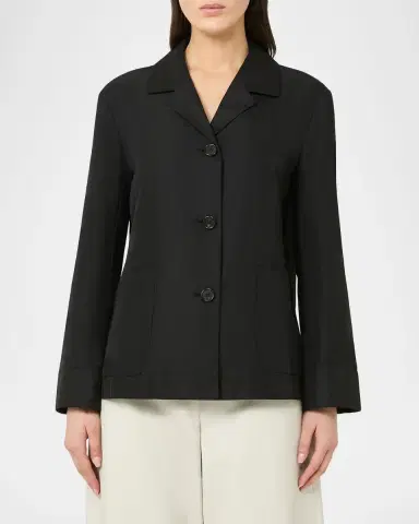 Max Mara Nina Single-Breasted Acro Jersey Leisure Jacket | Thumbnail 4 Max Mara Nina Single-Breasted Acro Jersey Leisure Jacket | Thumbnail 4