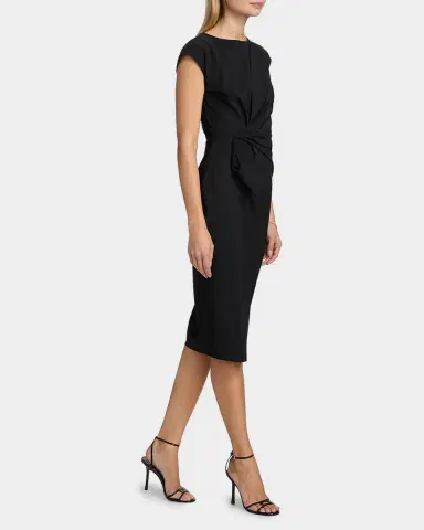 Chiara Boni La Petite Robe Zulek Cap-Sleeve Midi Sheath Dress | Thumbnail 5