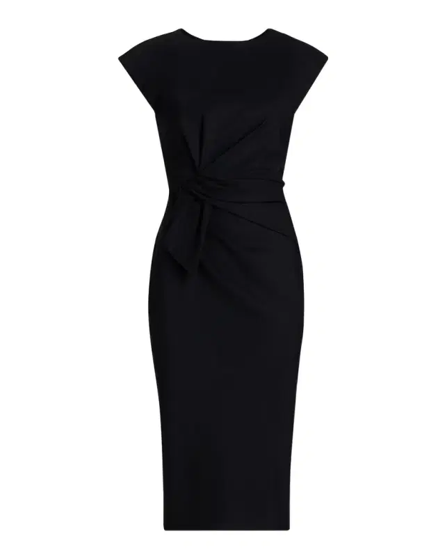 Chiara Boni La Petite Robe Zulek Cap-Sleeve Midi Sheath Dress