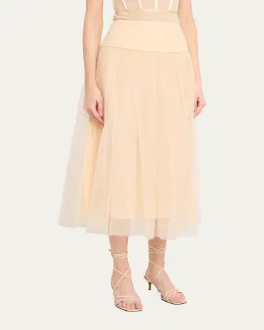 Zimmermann Tulle Dot Midi Skirt | Thumbnail 13 Zimmermann Tulle Dot Midi Skirt | Thumbnail 13