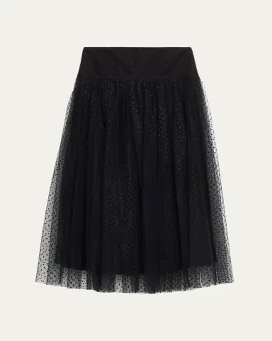 Zimmermann Tulle Dot Midi Skirt | Thumbnail 6 Zimmermann Tulle Dot Midi Skirt | Thumbnail 6