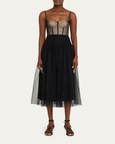 Zimmermann Tulle Dot Midi Skirt | Thumbnail 7 Zimmermann Tulle Dot Midi Skirt | Thumbnail 7