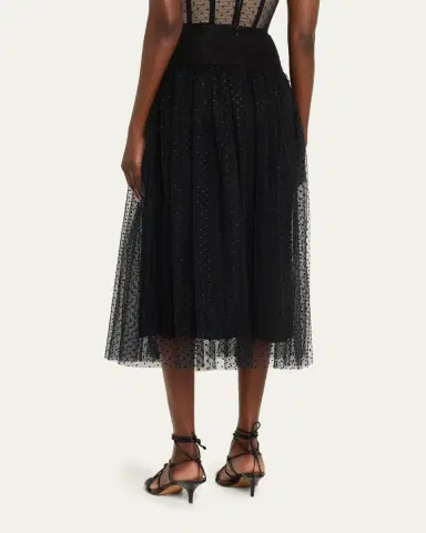 Zimmermann Tulle Dot Midi Skirt | Thumbnail 8 Zimmermann Tulle Dot Midi Skirt | Thumbnail 8