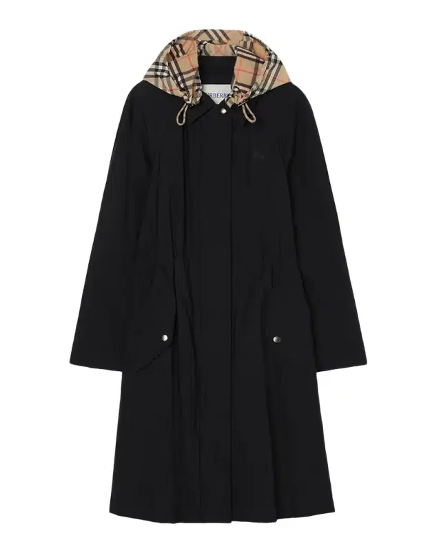 Burberry Newbury Parka Jacket With Removable Hood