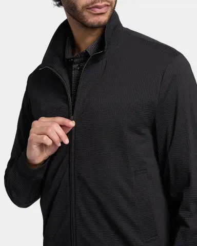 Emporio Armani Men's Seersucker Bomber Jacket | Thumbnail 6 Emporio Armani Men's Seersucker Bomber Jacket | Thumbnail 6