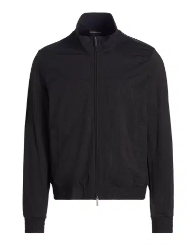 Emporio Armani Men's Seersucker Bomber Jacket | Thumbnail 1 Emporio Armani Men's Seersucker Bomber Jacket | Thumbnail 1