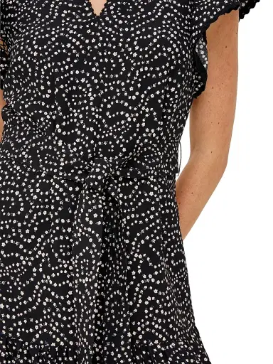 Rails Women's Gia Floral Self-Tie Midi-Dress - Mini Chain Daisies | Thumbnail 7