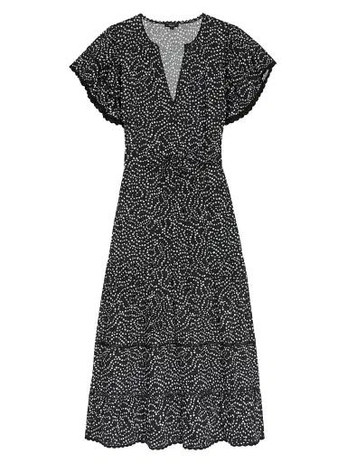 Rails Women's Gia Floral Self-Tie Midi-Dress - Mini Chain Daisies | Thumbnail 1