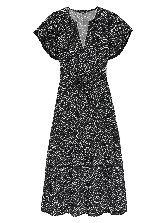 Rails Women's Gia Floral Self-Tie Midi-Dress - Mini Chain Daisies