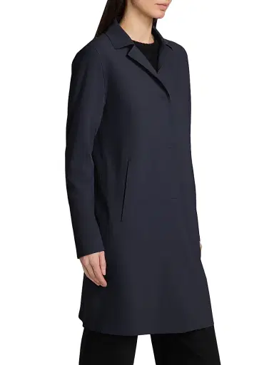HERNO Women's Scuba Snap Front Jacket | Thumbnail 4 HERNO Women's Scuba Snap Front Jacket | Thumbnail 4