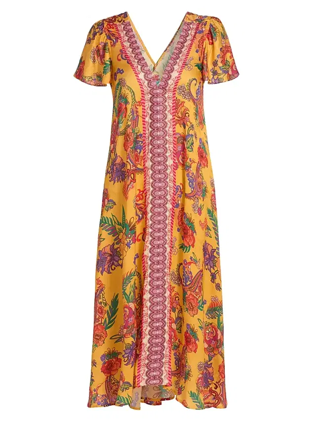 Johnny Was Women's Linnea Eva Midi-Dress - Linnea