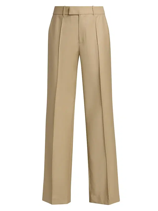 Women's Rowley Wool-Blend Pants - Tan