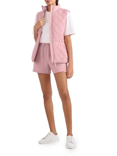 Mackage Women's Stefania Diamond-Quilted Down Vest - Soft Pink | Thumbnail 2 Mackage Women's Stefania Diamond-Quilted Down Vest - Soft Pink | Thumbnail 2