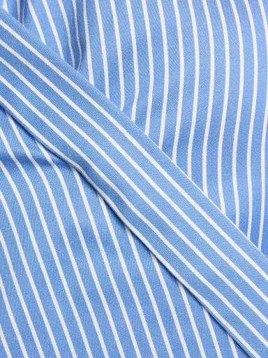 Altuzarra Women's Arthur Striped Poplin Wrap Top - Azure Stripe | Thumbnail 7 Altuzarra Women's Arthur Striped Poplin Wrap Top - Azure Stripe | Thumbnail 7