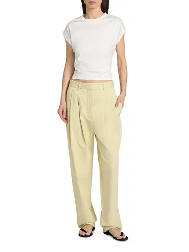 Proenza Schouler White Label Women's Reeva Cotton T-Shirt | Thumbnail 2 Proenza Schouler White Label Women's Reeva Cotton T-Shirt | Thumbnail 2