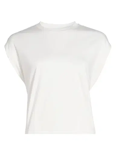 Proenza Schouler White Label Women's Reeva Cotton T-Shirt | Thumbnail 1 Proenza Schouler White Label Women's Reeva Cotton T-Shirt | Thumbnail 1