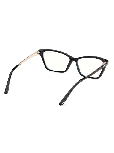 TOM FORD Women's 56MM Blue Block Rectangular Eyeglasses - Black Rose Gold | Thumbnail 6 TOM FORD Women's 56MM Blue Block Rectangular Eyeglasses - Black Rose Gold | Thumbnail 6