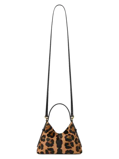 Givenchy Women's Nano Voyou Top Handle Bag in Pony Effect Leather - Black Beige | Thumbnail 2 Givenchy Women's Nano Voyou Top Handle Bag in Pony Effect Leather - Black Beige | Thumbnail 2