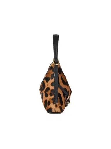 Givenchy Women's Nano Voyou Top Handle Bag in Pony Effect Leather - Black Beige | Thumbnail 4 Givenchy Women's Nano Voyou Top Handle Bag in Pony Effect Leather - Black Beige | Thumbnail 4