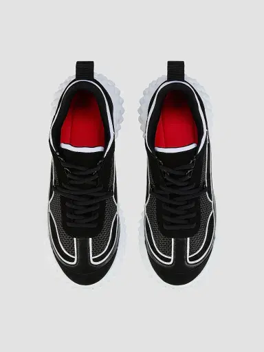 Christian Louboutin Women's Mara Sneakers - Black - Size 9.5 | Thumbnail 4