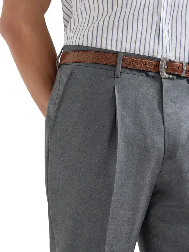 Brunello Cucinelli Men's Super 150s Virgin Wool Four Season Batavia Trousers | Thumbnail 5 Brunello Cucinelli Men's Super 150s Virgin Wool Four Season Batavia Trousers | Thumbnail 5