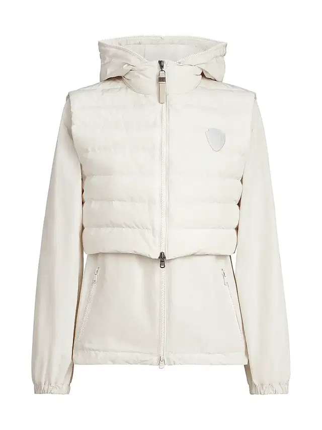 Women's Techno Cotton Taffeta Outerwear Jacket - Cherry