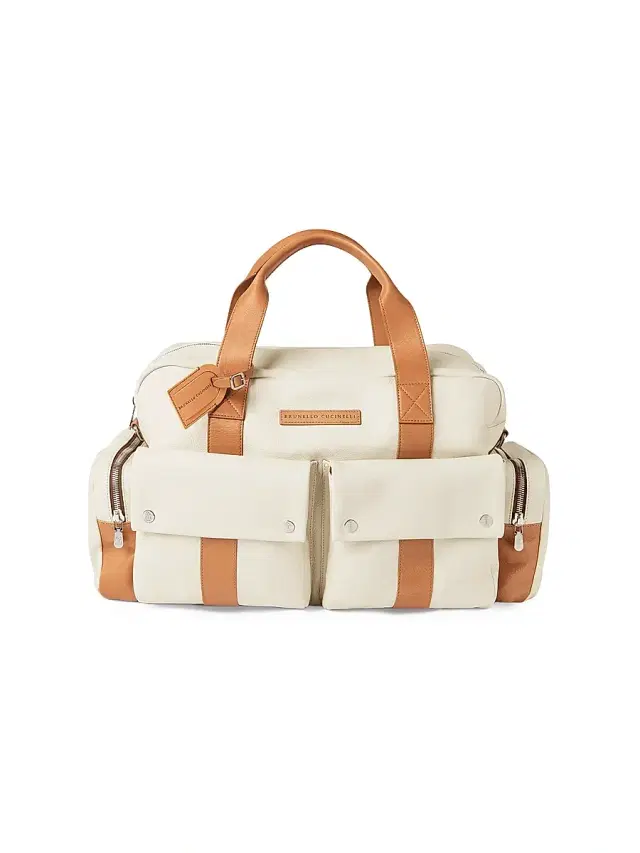 Brunello Cucinelli Men's Grained Calfskin Leisure Bag -
