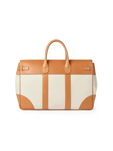 Brunello Cucinelli Men's Grained Calfskin and Cowhide Country Bag | Thumbnail 3