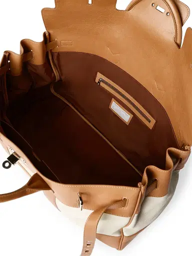 Brunello Cucinelli Men's Grained Calfskin and Cowhide Country Bag | Thumbnail 5