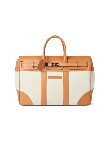 Brunello Cucinelli Men's Grained Calfskin and Cowhide Country Bag | Thumbnail 1