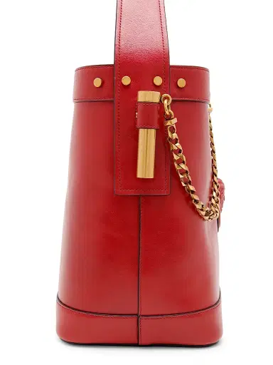 Versace Women's Pivot Small Leather Bucket Bag - Fire Gold | Thumbnail 5