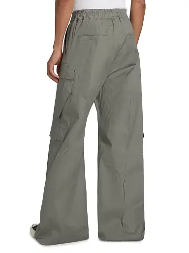 Rick Owens Men's Cargobelas Stretch-Cotton Wide-Leg Pants | Thumbnail 5 Rick Owens Men's Cargobelas Stretch-Cotton Wide-Leg Pants | Thumbnail 5
