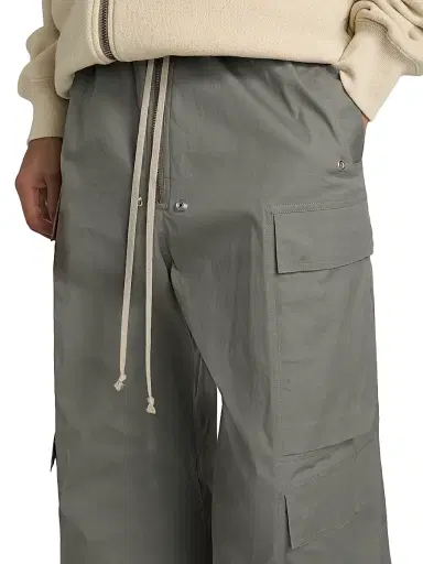 Rick Owens Men's Cargobelas Stretch-Cotton Wide-Leg Pants | Thumbnail 6 Rick Owens Men's Cargobelas Stretch-Cotton Wide-Leg Pants | Thumbnail 6