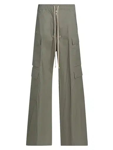 Rick Owens Men's Cargobelas Stretch-Cotton Wide-Leg Pants | Thumbnail 1 Rick Owens Men's Cargobelas Stretch-Cotton Wide-Leg Pants | Thumbnail 1
