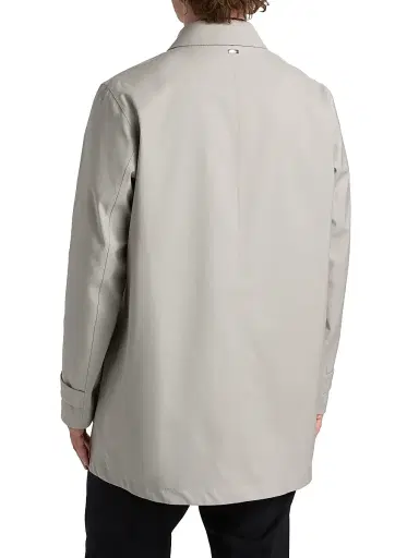 HERNO Men's Storm System Virgin Wool Trench Coat - Grey - Size 46 | Thumbnail 5