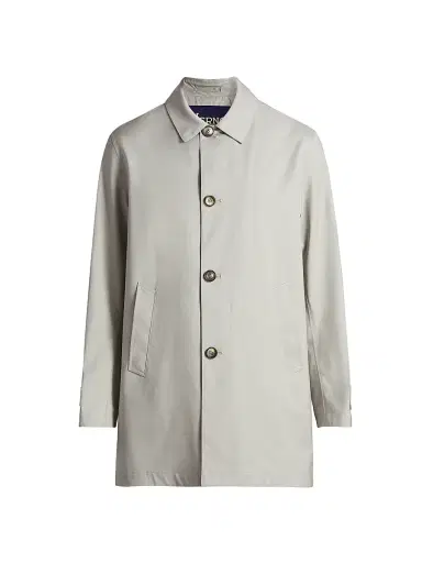 HERNO Men's Storm System Virgin Wool Trench Coat | Thumbnail 1 HERNO Men's Storm System Virgin Wool Trench Coat | Thumbnail 1