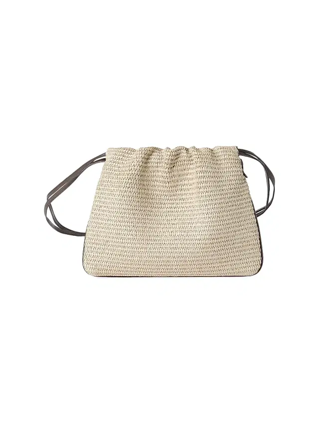 Women's Duo Precious Net Pouch Bag - Beige